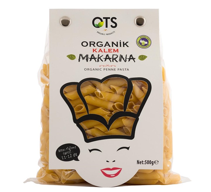 Ots organik kalem makarna 500gr
